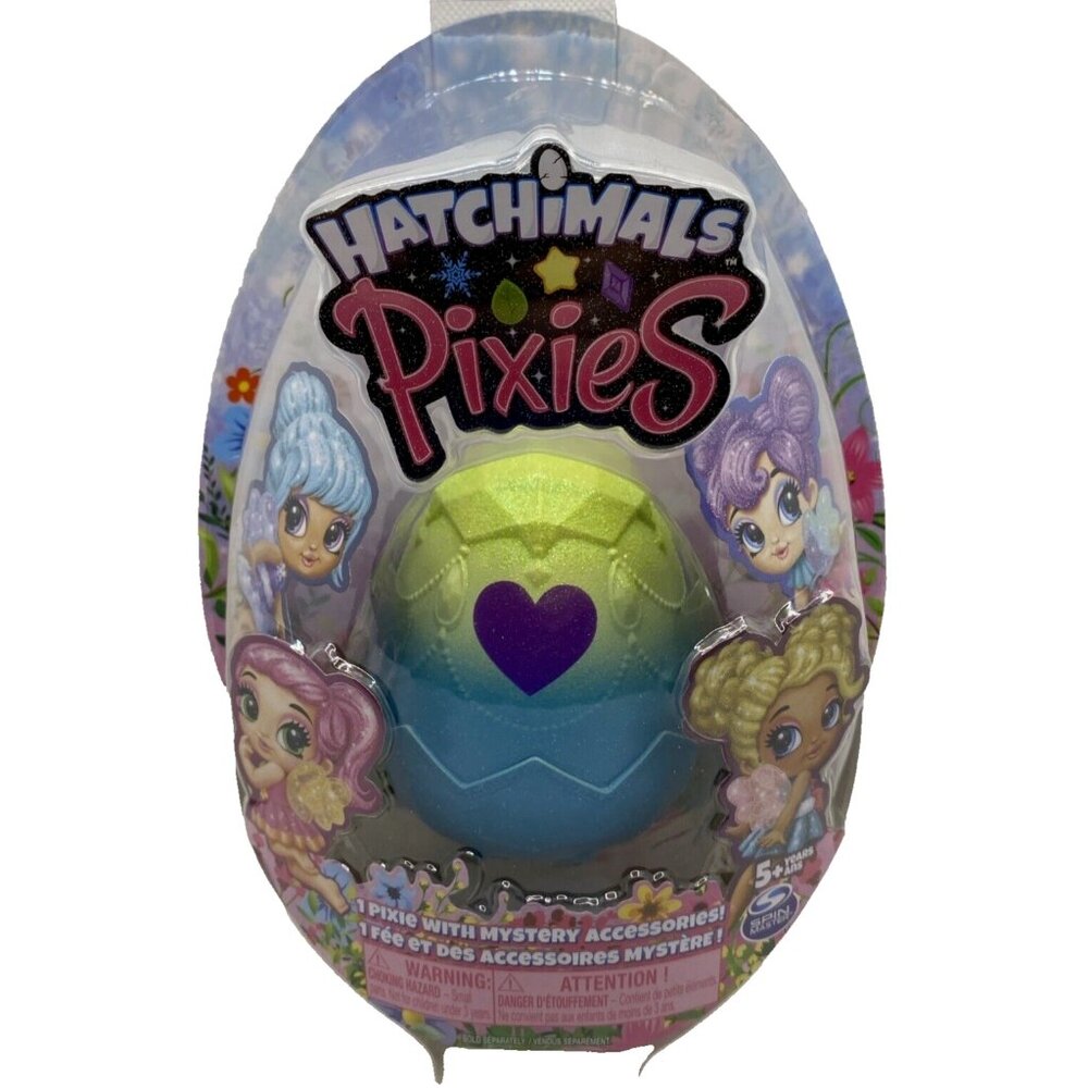 Hatchimals Pixies Doll With Mystery Accessories Blue Green Egg Spin Master Toy